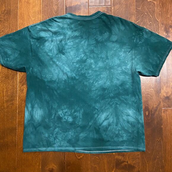 The Mountain Realm Of Enchantment Butterflies Unicorns Green Dyed Women's 2XL - Picture 5 of 8
